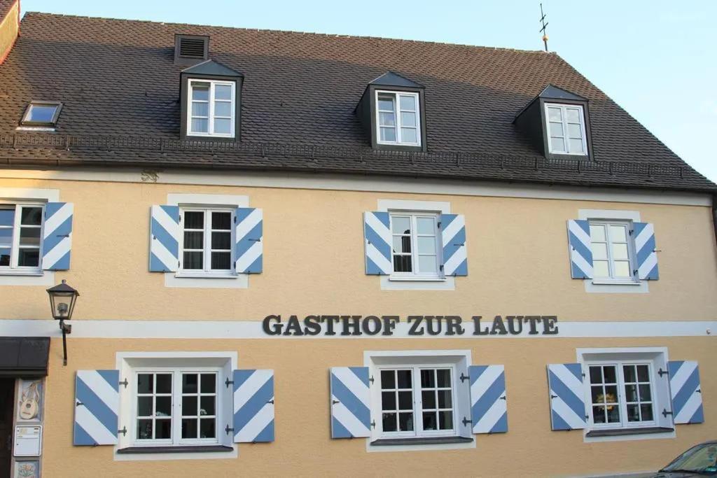 Hotel Und Gasthof Zur Laute Mindelheim Exterior photo